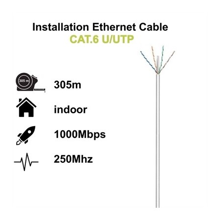 Ewent Bobina cable red Cat....