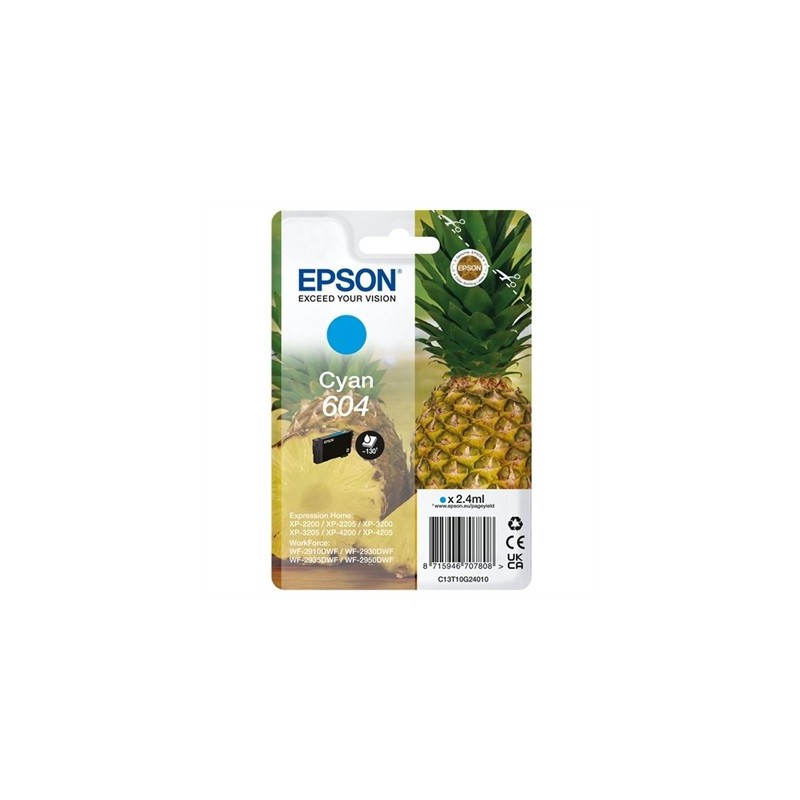 Epson Cartucho 604 Cyan