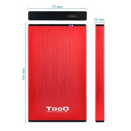 Tooq TQE-2527G Caja HDD...