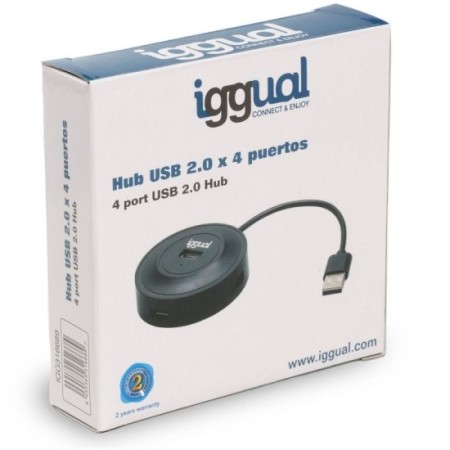 iggual Hub USB 2.0 x 4...